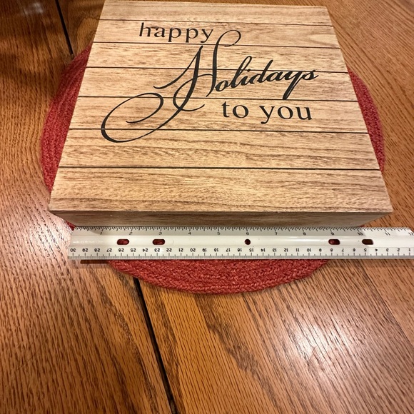 NWOT Holiday Wall Plaque - Picture 4 of 6